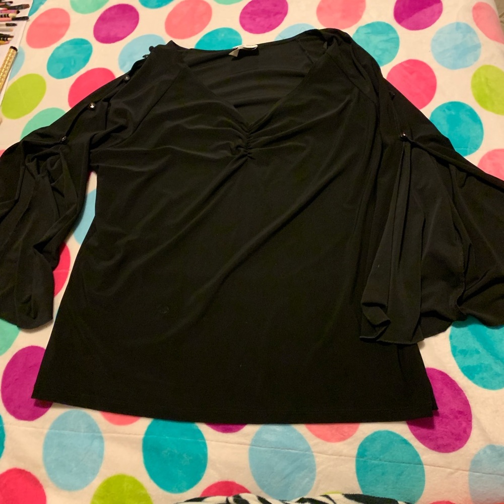 Elegant black blouse